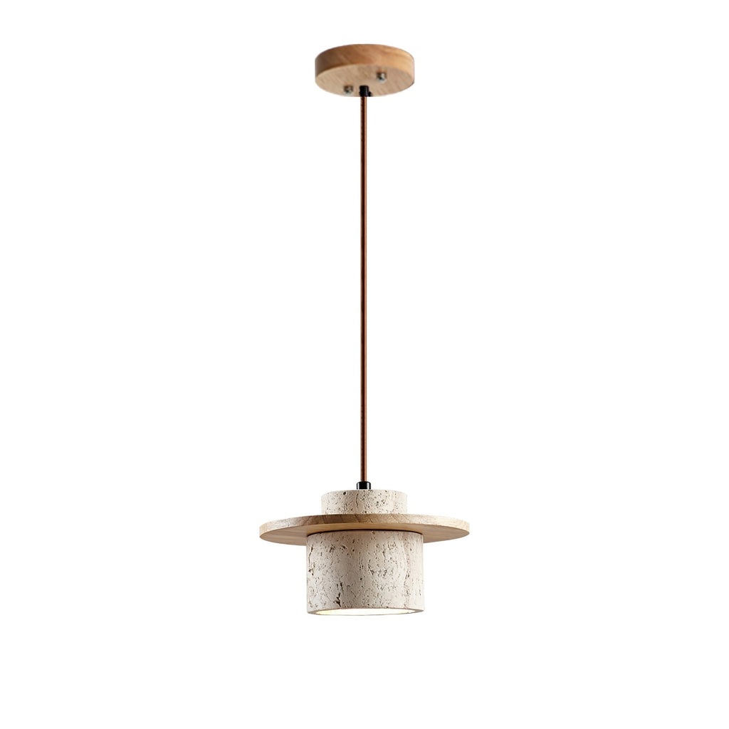 Wardenford Travertine Pendant Light-Moonnatur