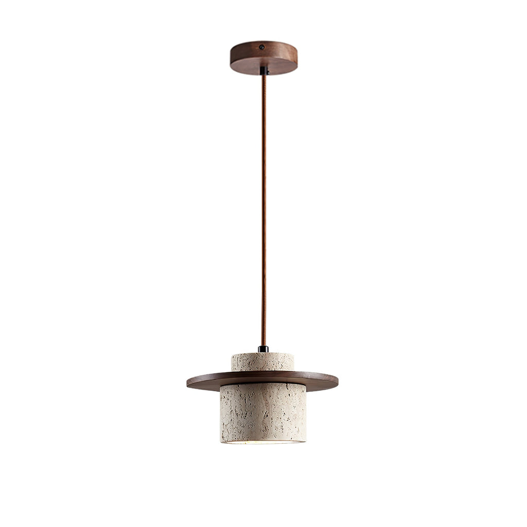 Wardenford Travertine Pendant Light-Moonnatur