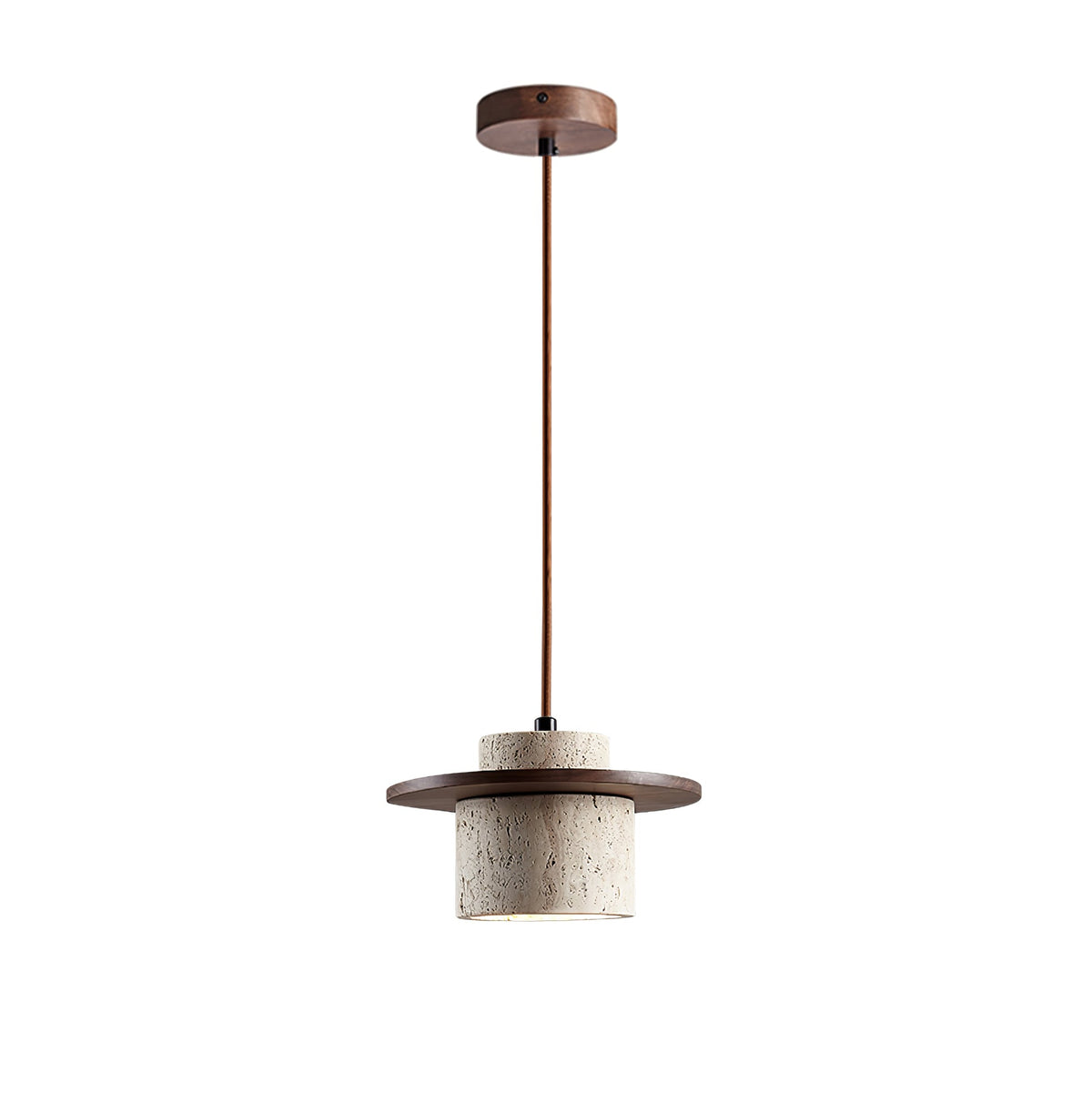 Wardenford Travertine Pendant Light-Moonnatur