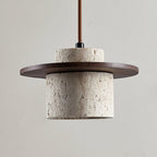 Wardenford Travertine Pendant Light-Moonnatur
