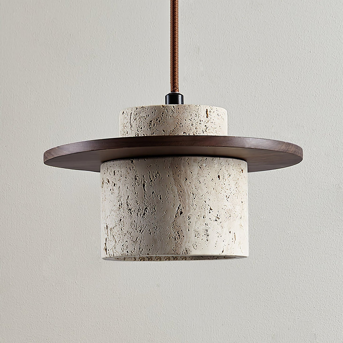 Wardenford Travertine Pendant Light-Moonnatur