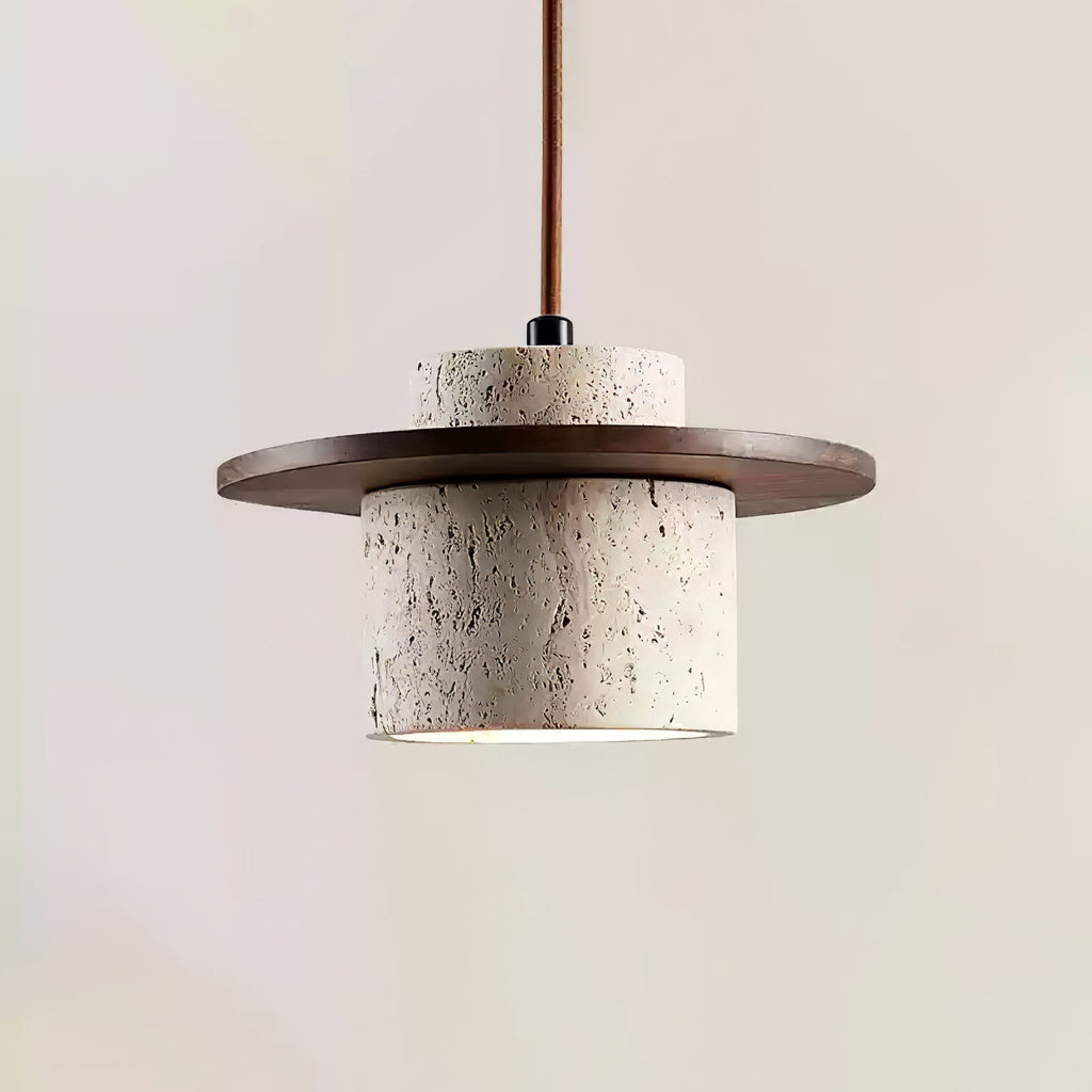Wardenford Travertine Pendant Light-Moonnatur