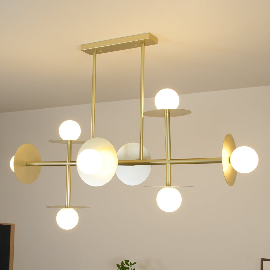 Idenera Glass Chandelier-Moonnatur
