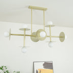 Idenera Glass Chandelier-Moonnatur