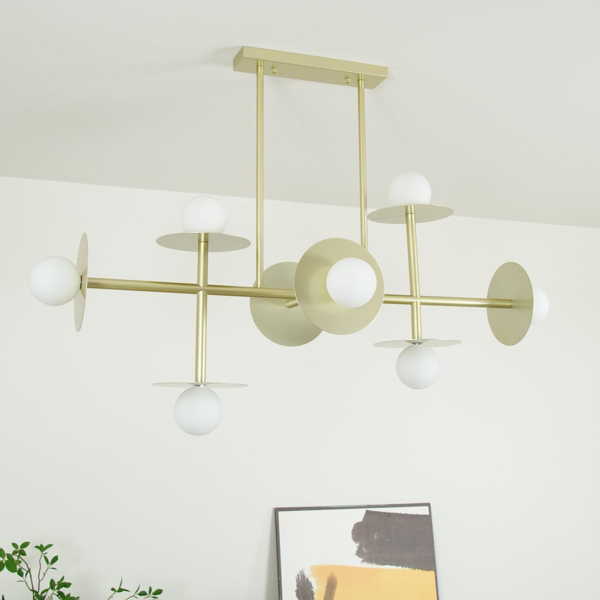 Idenera Glass Chandelier-Moonnatur