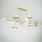 Idenera Glass Chandelier-Moonnatur