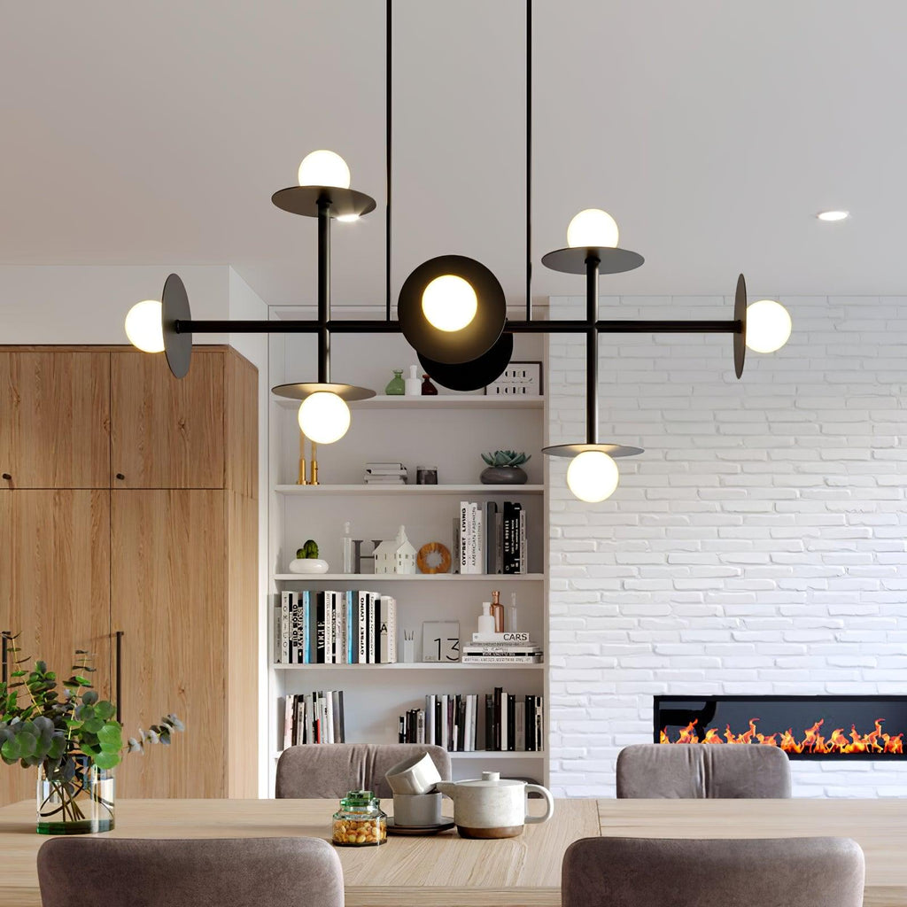 Idenera Glass Chandelier-Moonnatur