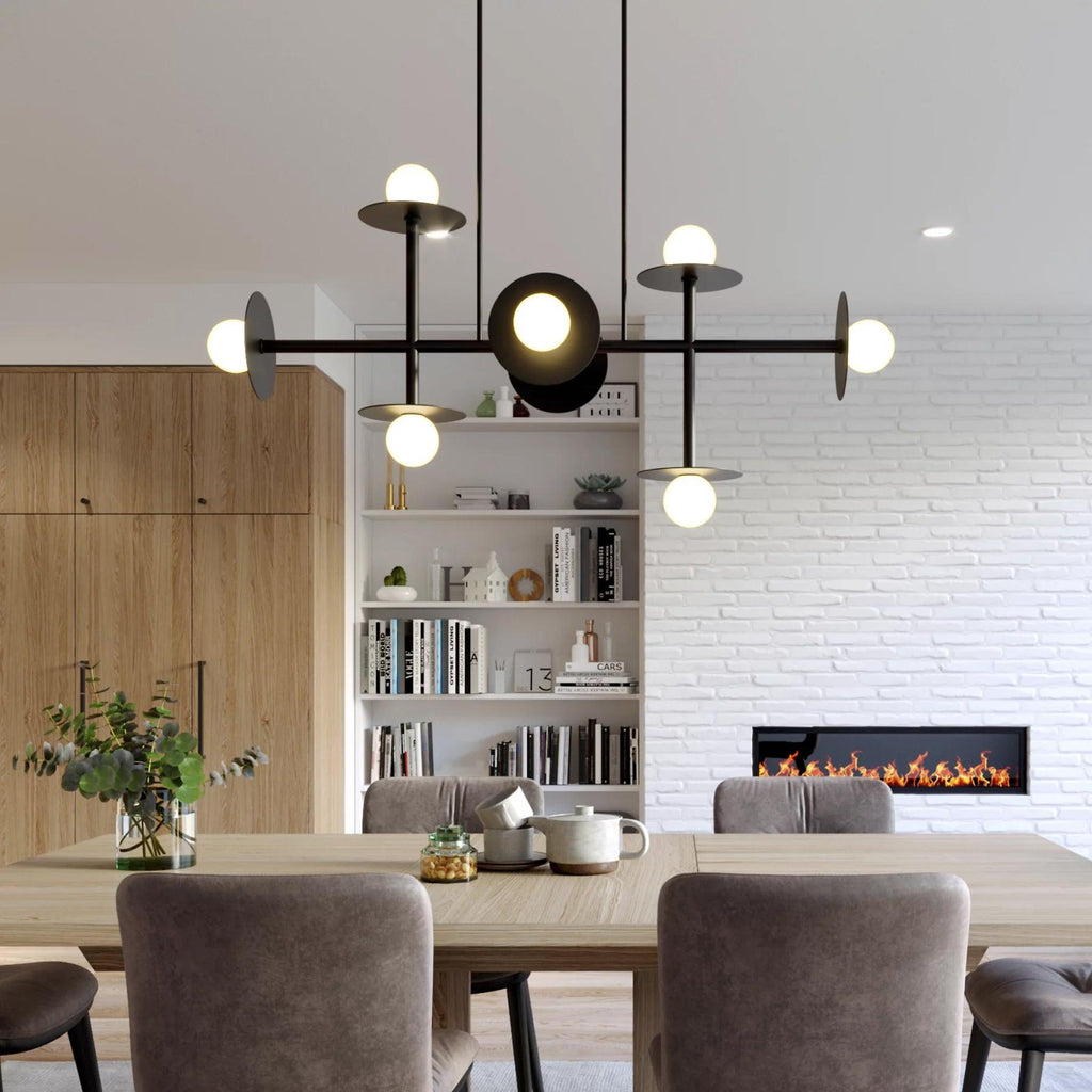 Idenera Glass Chandelier-Moonnatur