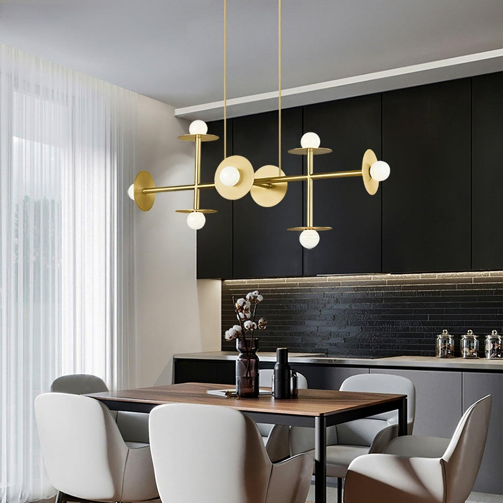 Idenera Glass Chandelier-Moonnatur
