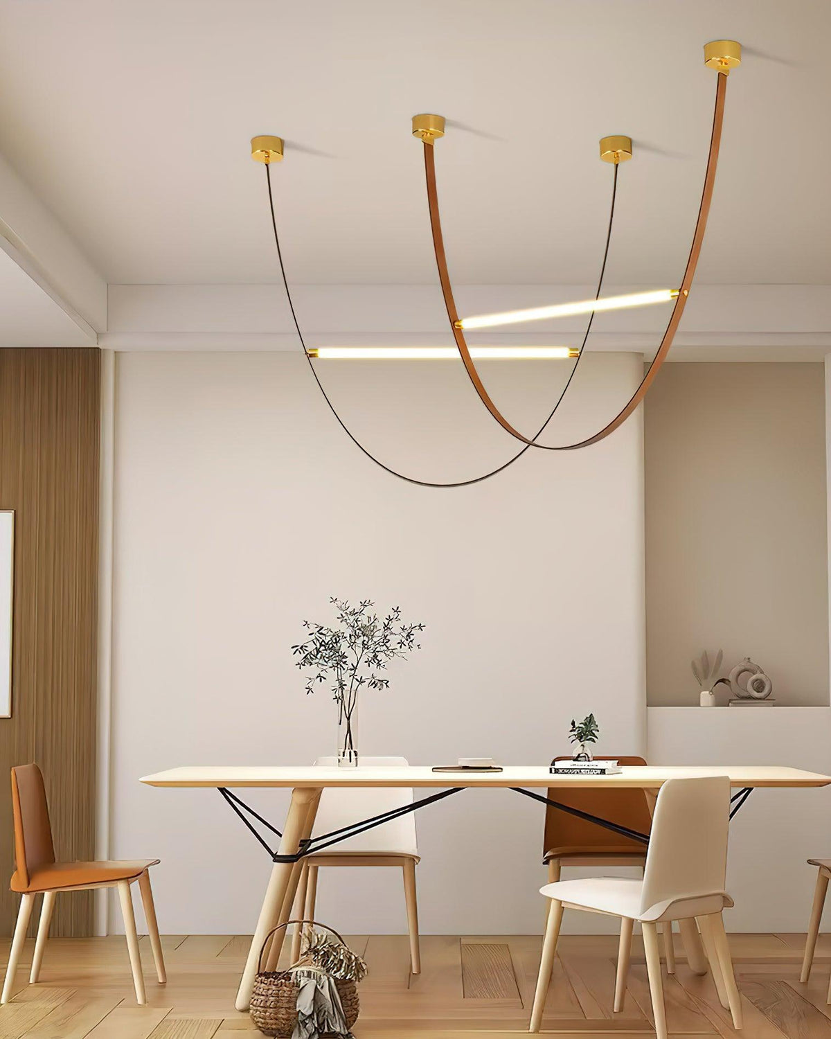 Alderose Silicone Pendant Light-Moonnatur