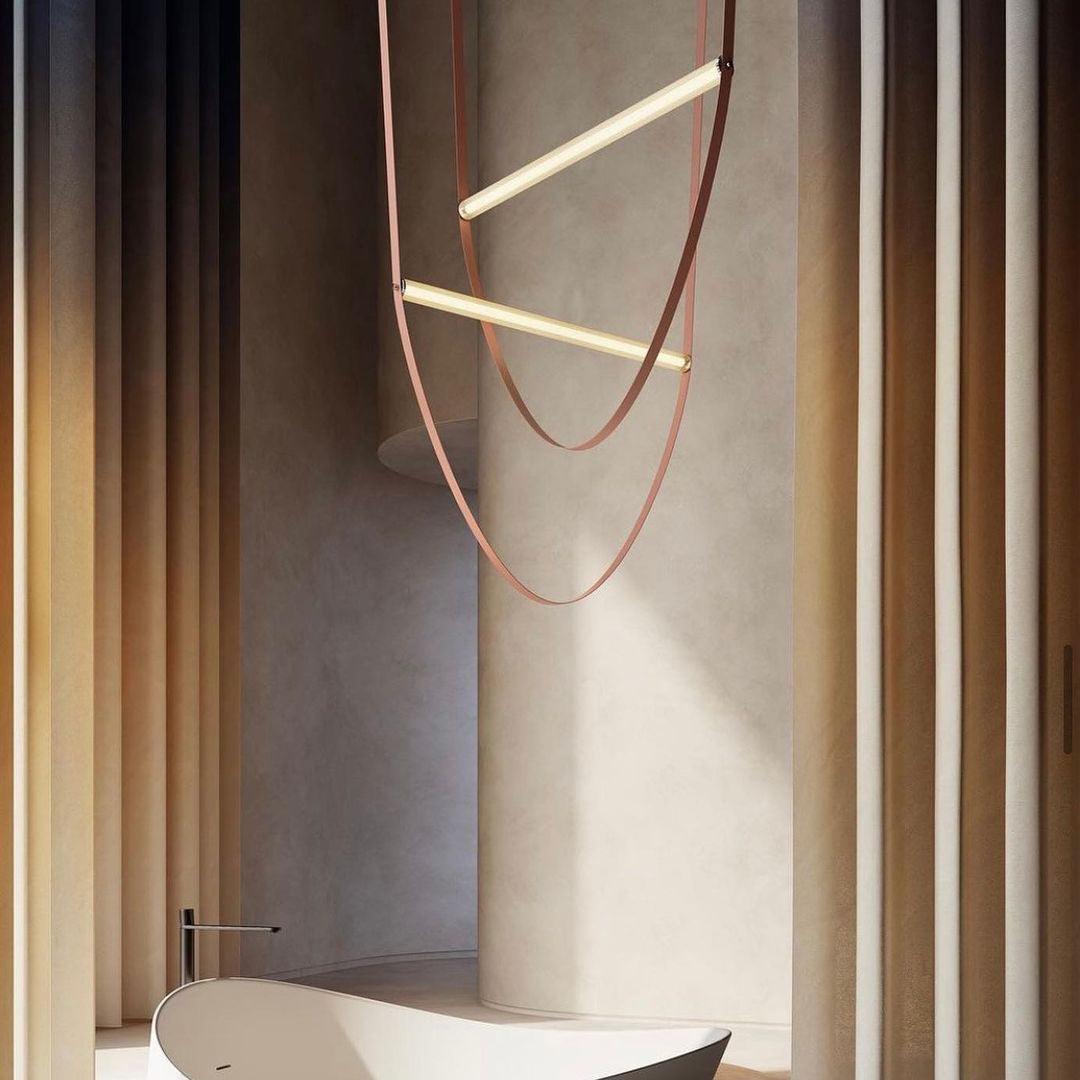 Alderose Silicone Pendant Light-Moonnatur