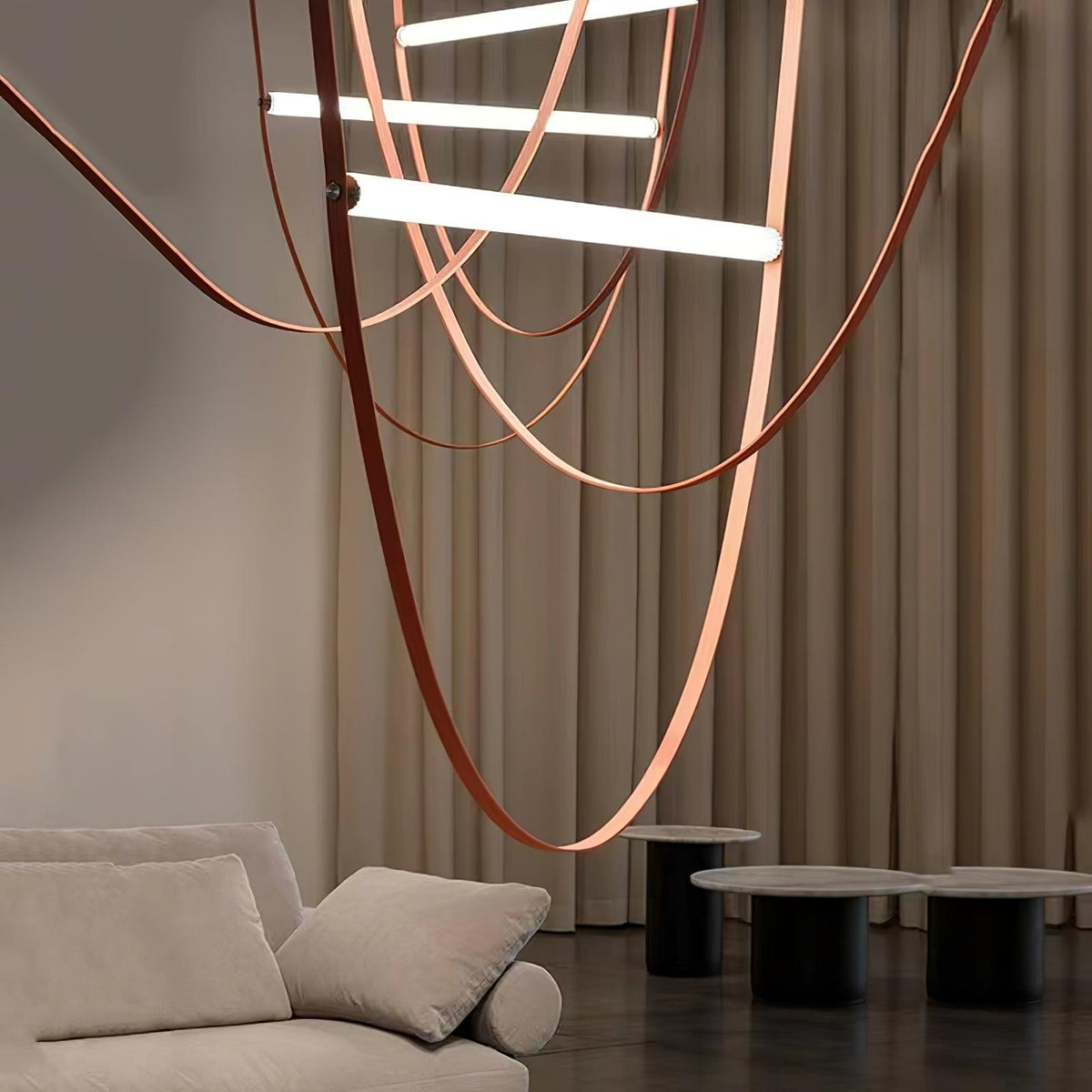 Alderose Silicone Pendant Light-Moonnatur