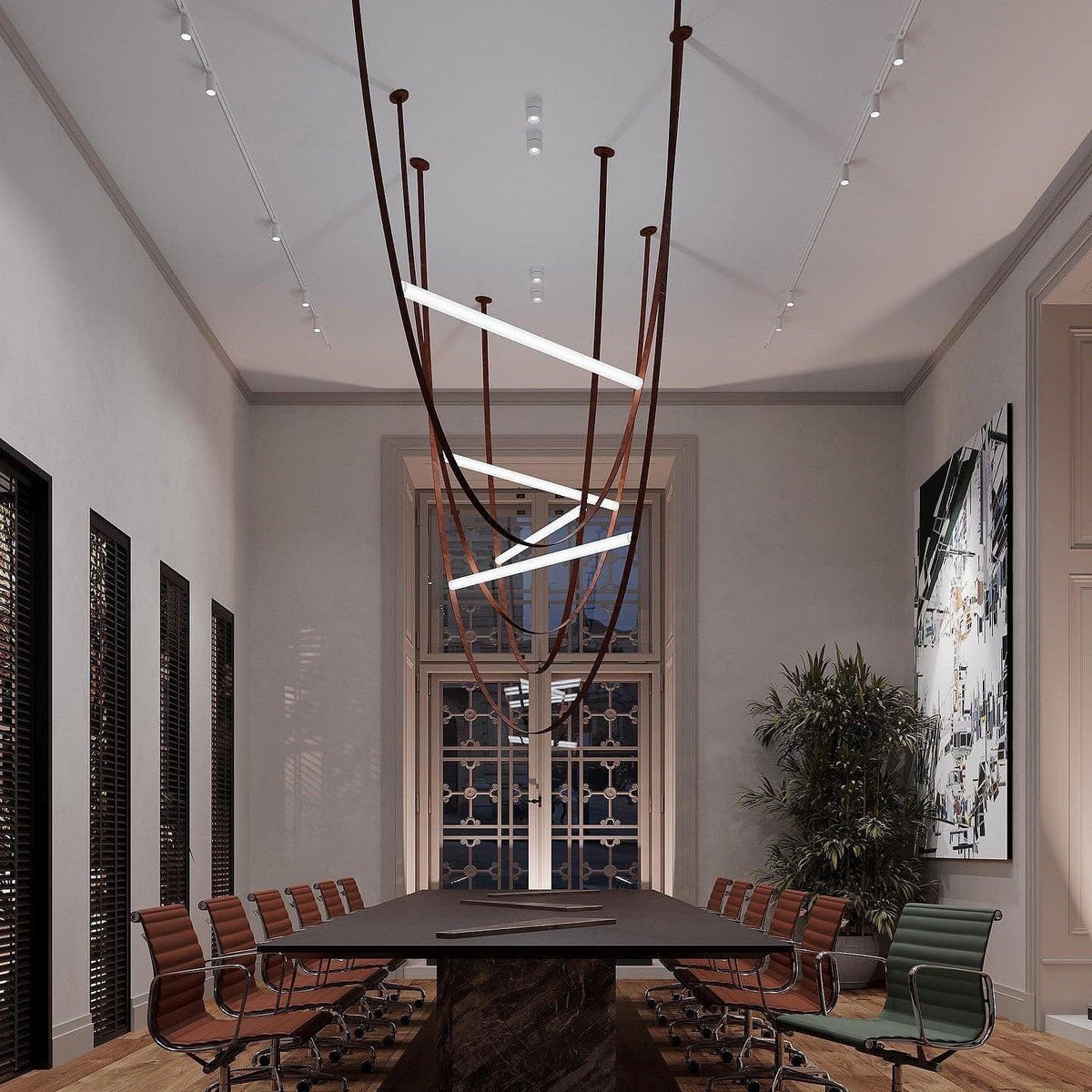 Alderose Silicone Pendant Light-Moonnatur