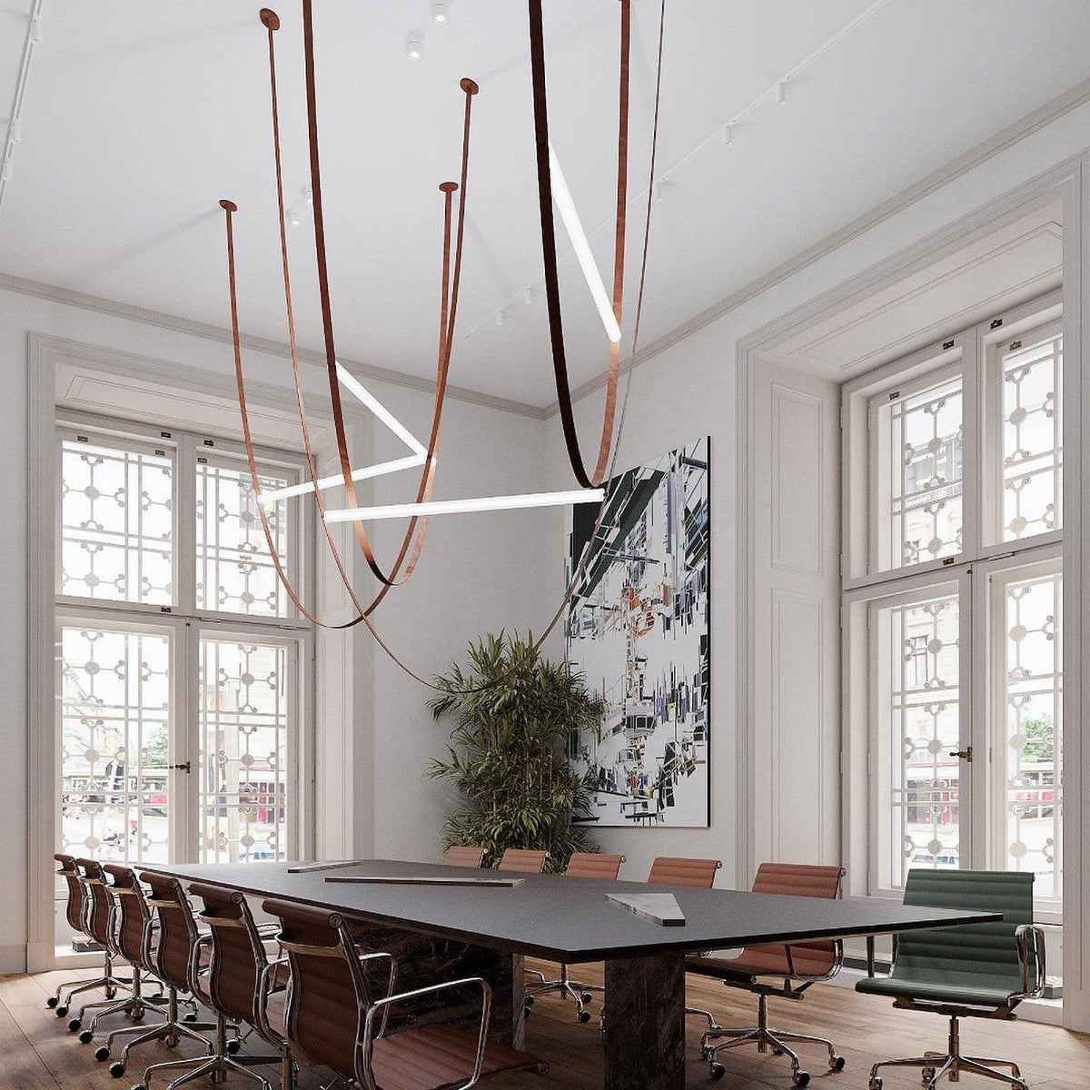Alderose Silicone Pendant Light-Moonnatur