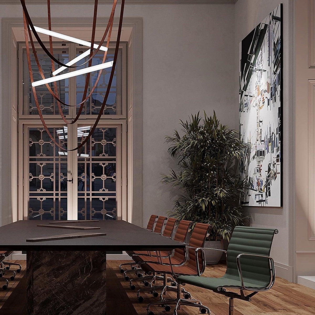 Alderose Silicone Pendant Light-Moonnatur