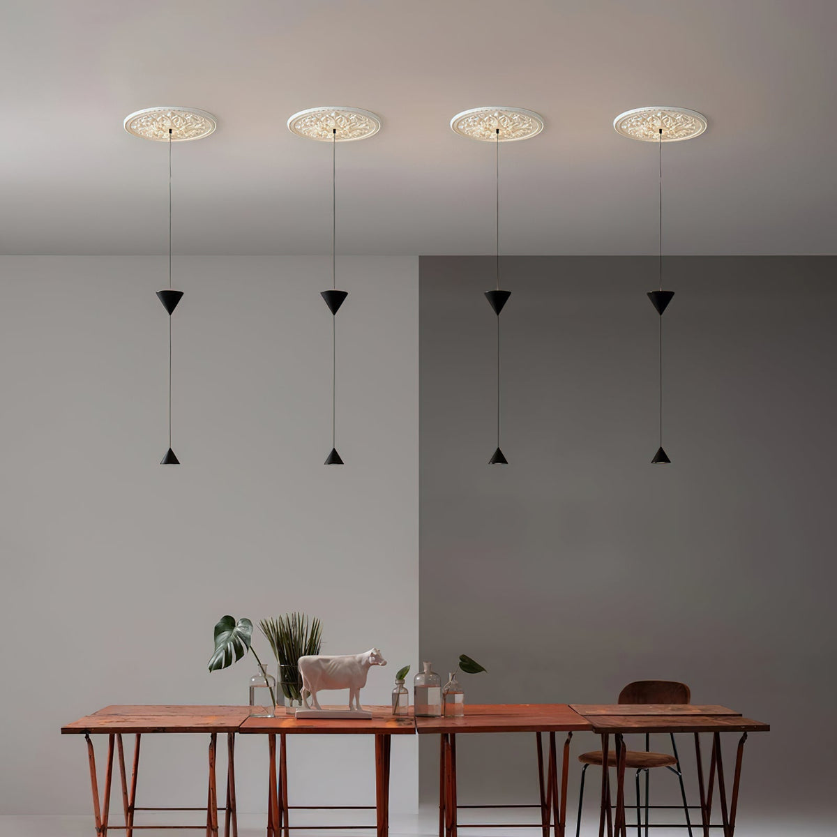 Trevenlyn Acrylic Pendant Light-Moonnatur