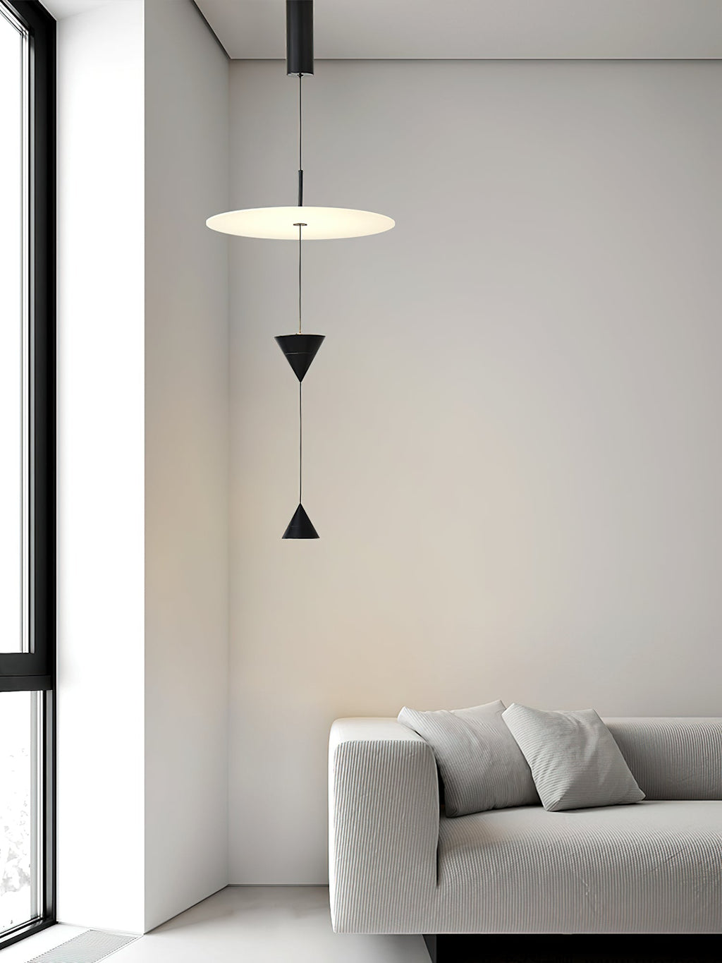 Trevenlyn Acrylic Pendant Light-Moonnatur