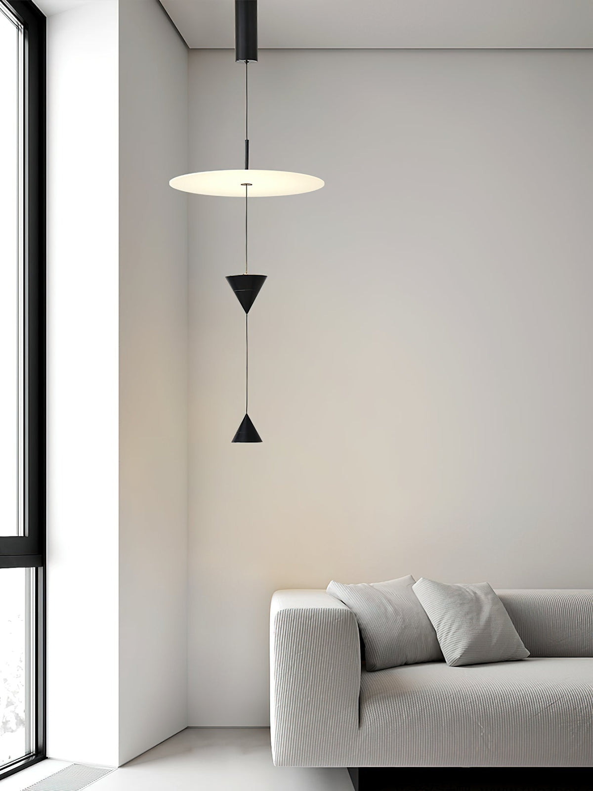 Trevenlyn Acrylic Pendant Light-Moonnatur