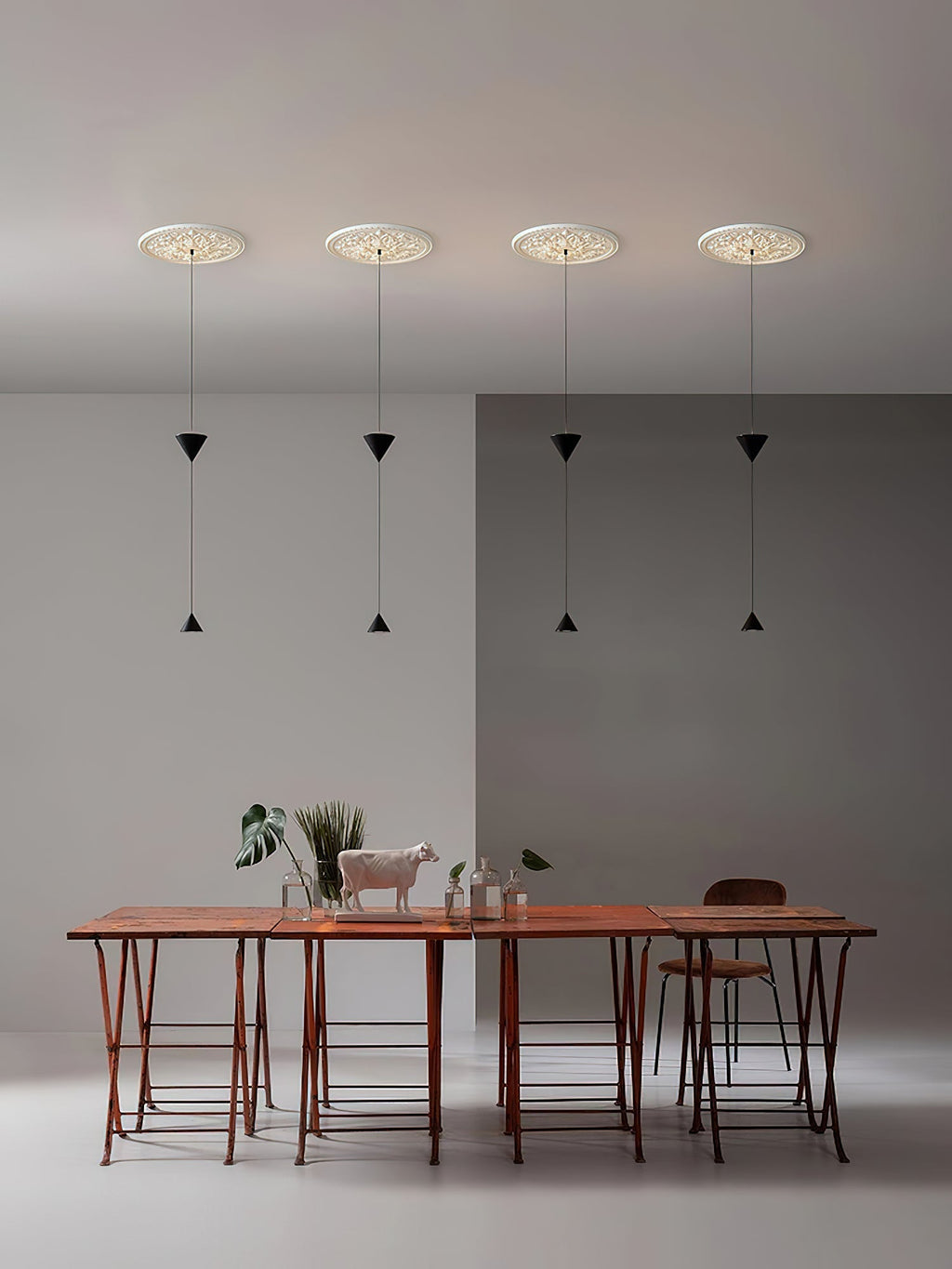 Trevenlyn Acrylic Pendant Light-Moonnatur