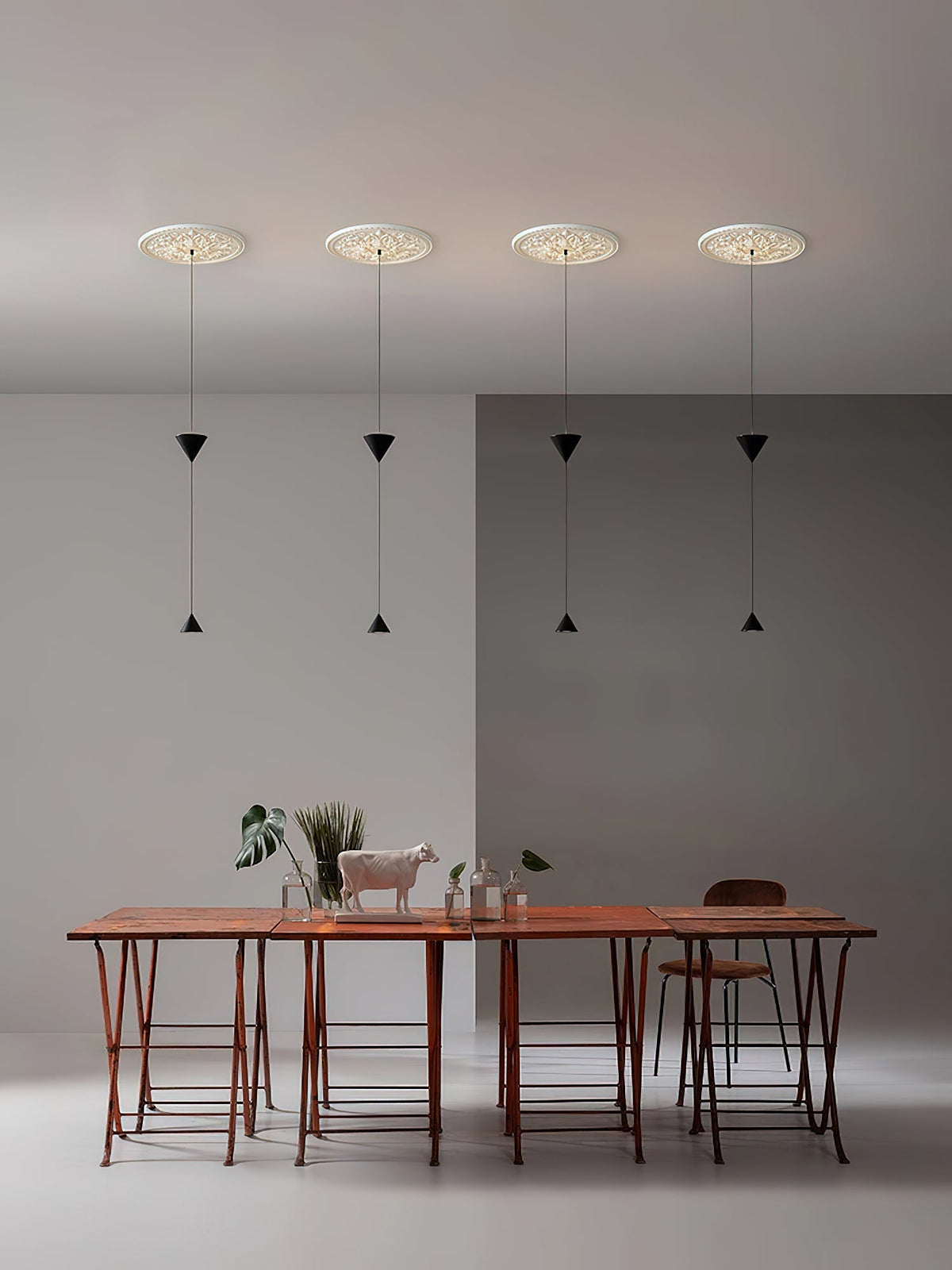 Trevenlyn Acrylic Pendant Light-Moonnatur