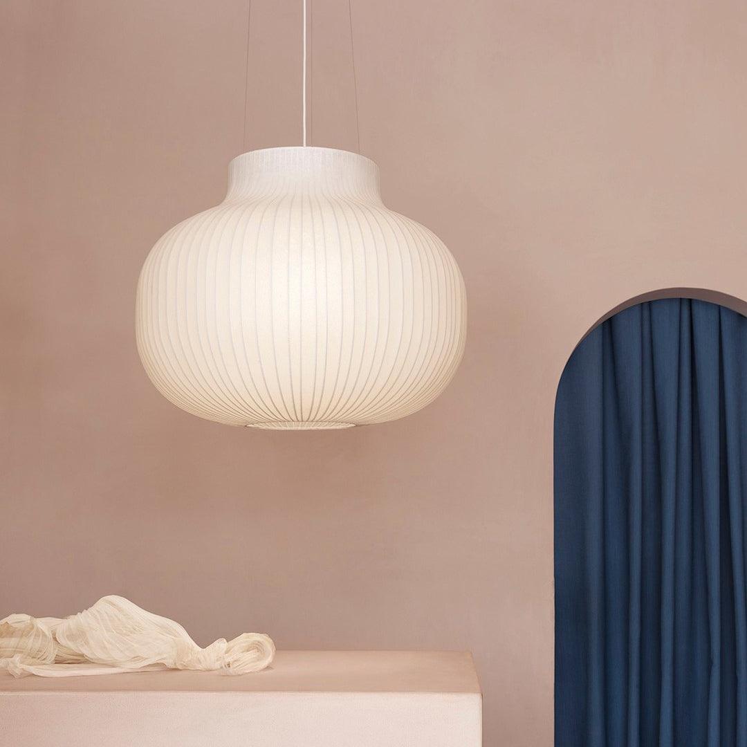 Ferrowwell Silk Pendant Light-Moonnatur