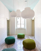 Ferrowwell Silk Pendant Light-Moonnatur