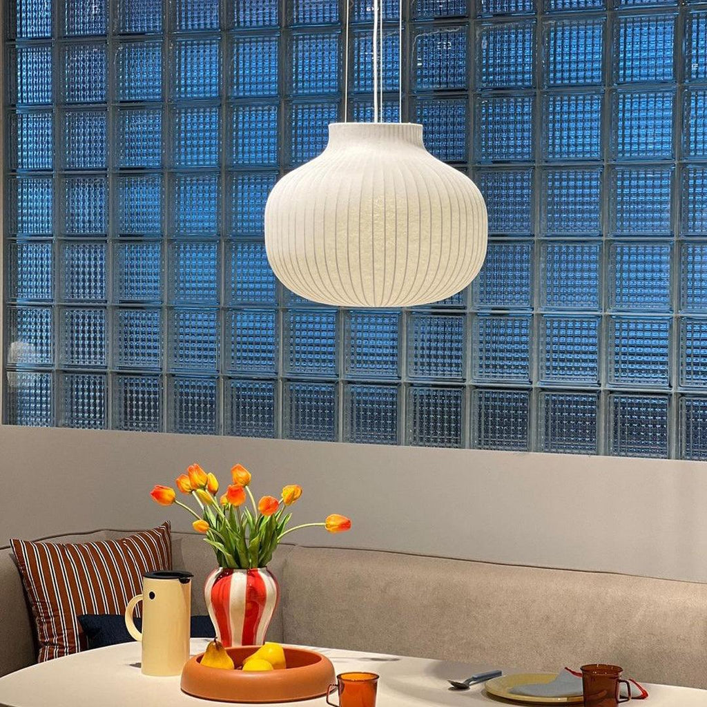 Ferrowwell Silk Pendant Light-Moonnatur
