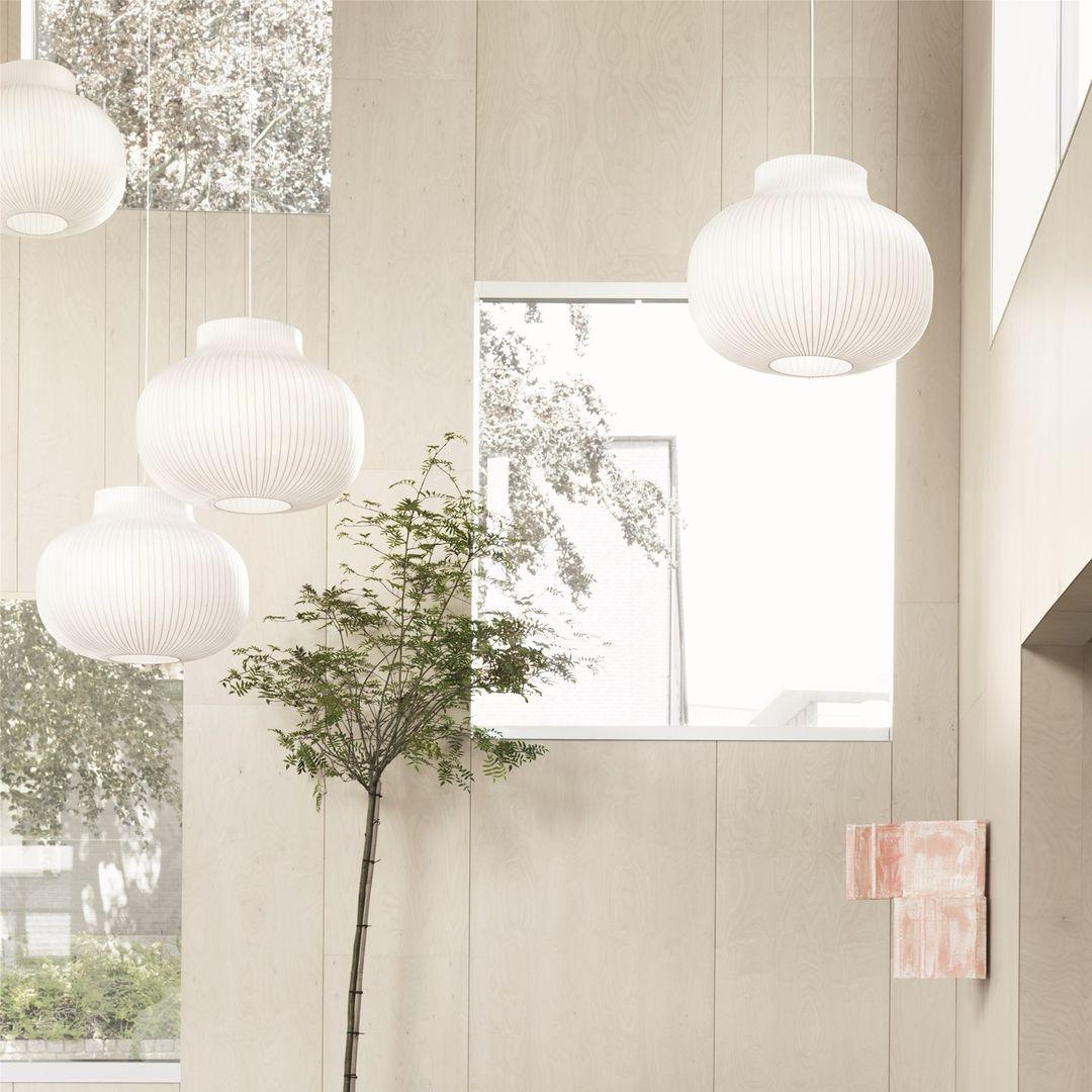 Ferrowwell Silk Pendant Light-Moonnatur