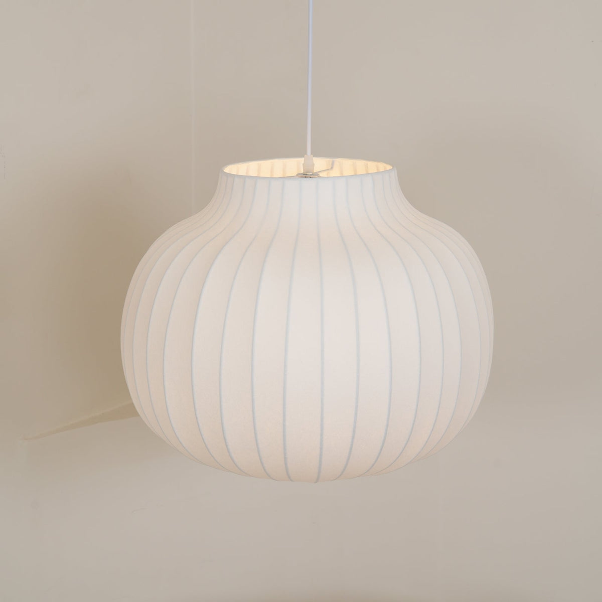 Ferrowwell Silk Pendant Light-Moonnatur
