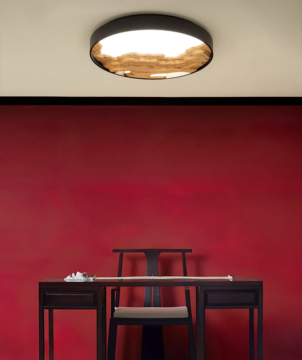 Denelenna Wood Ceiling Light-Moonnatur