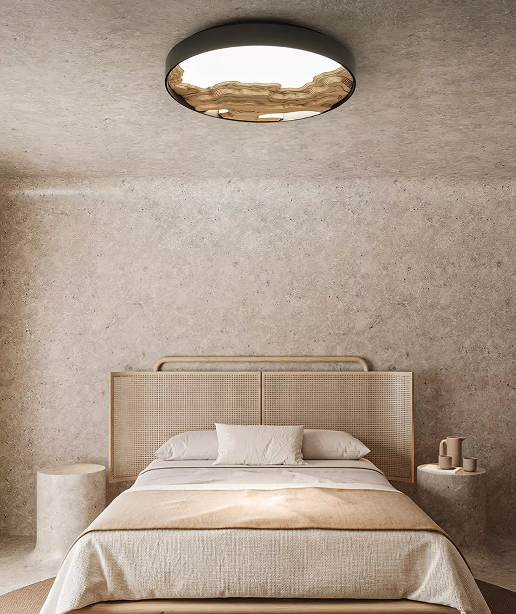 Denelenna Wood Ceiling Light-Moonnatur