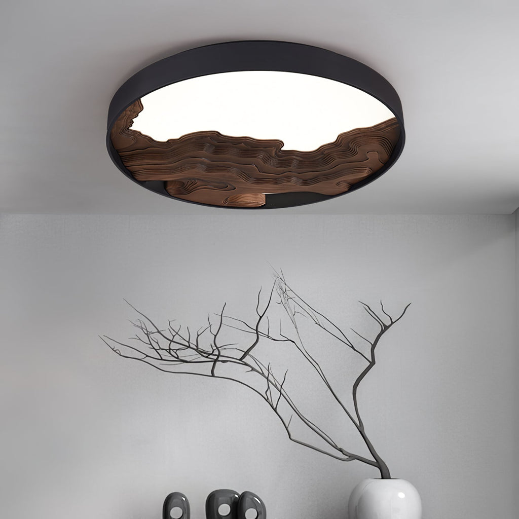 Denelenna Wood Ceiling Light-Moonnatur