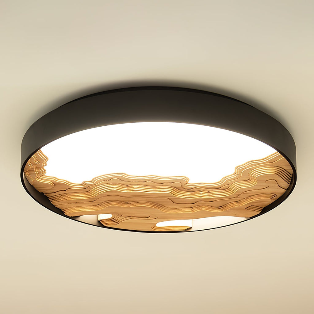 Denelenna Wood Ceiling Light-Moonnatur