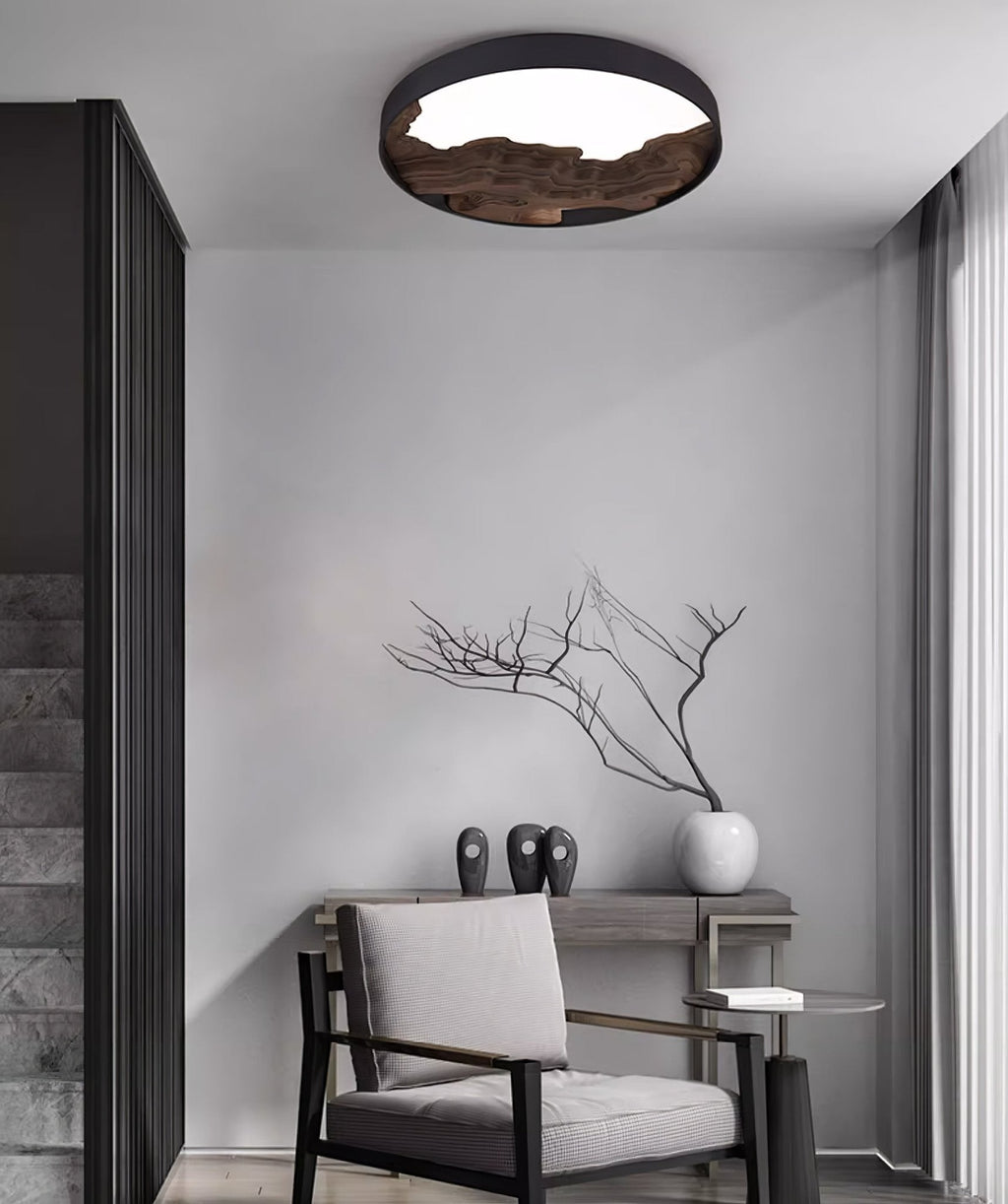 Denelenna Wood Ceiling Light-Moonnatur