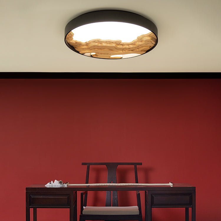 Denelenna Wood Ceiling Light-Moonnatur
