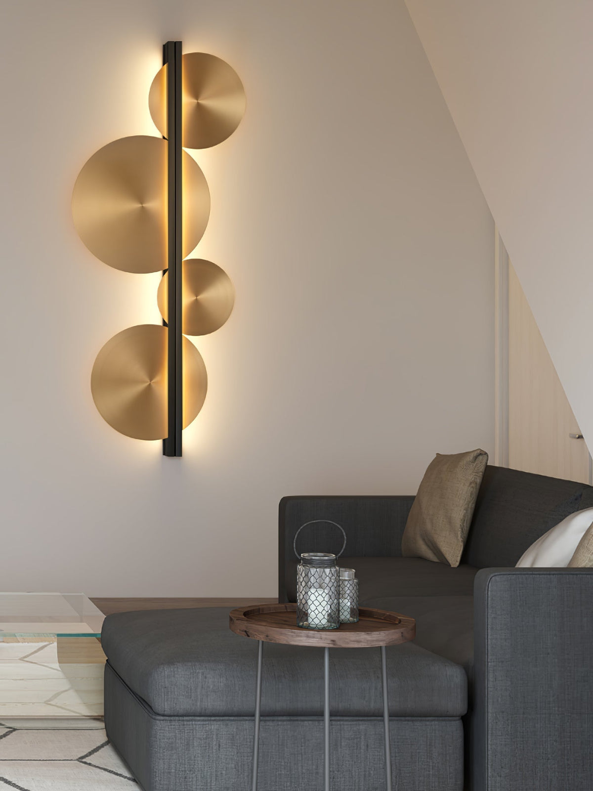 Gleneth Stainless Steel Wall Light-Moonnatur