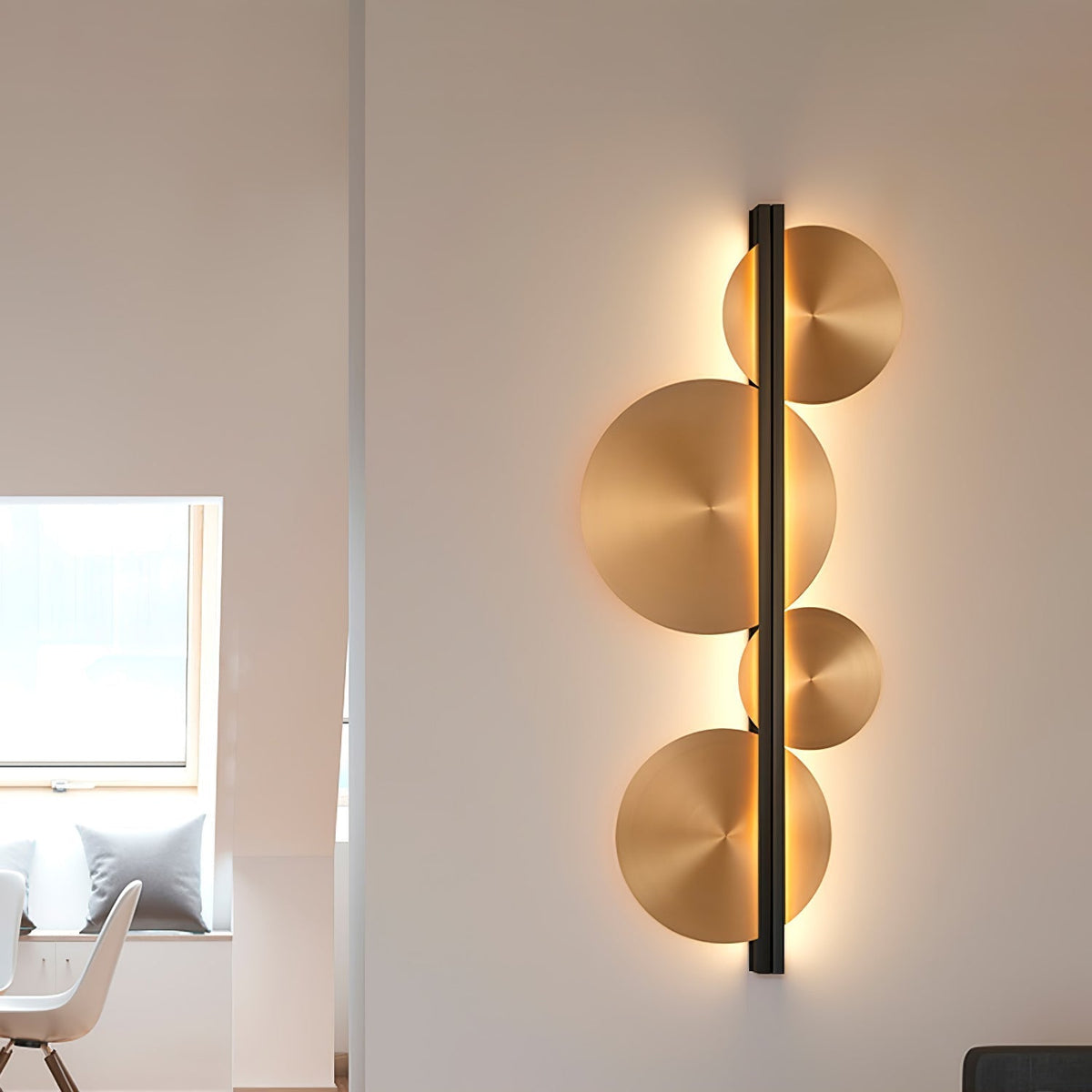 Gleneth Stainless Steel Wall Light-Moonnatur