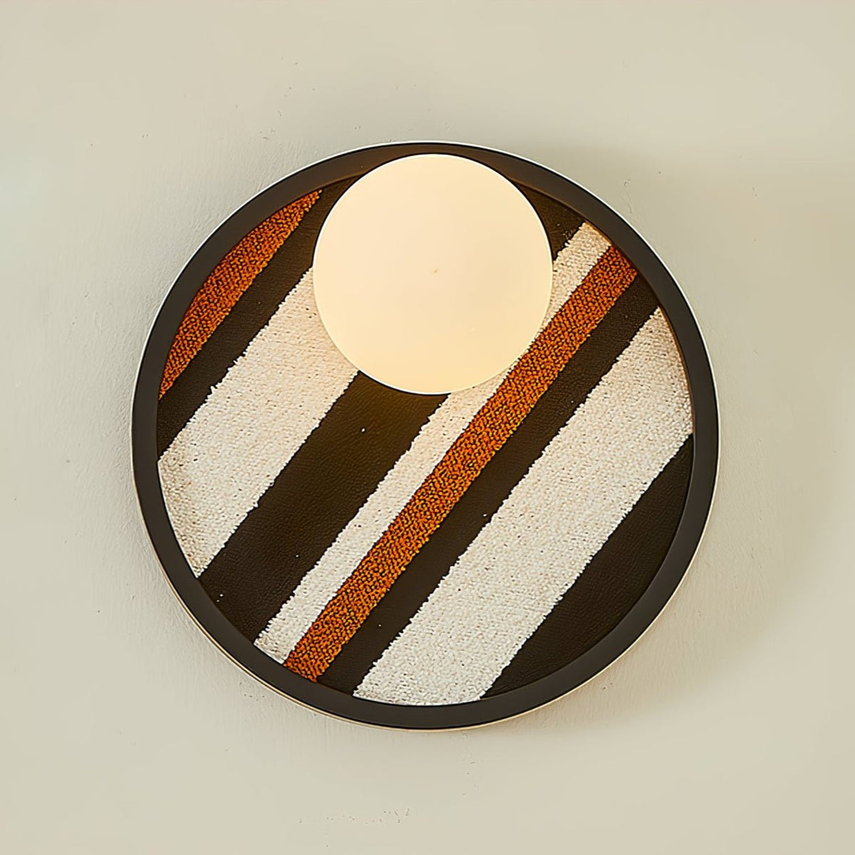 Udelia Fabric Wall Light-Moonnatur