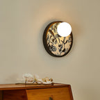 Udelia Fabric Wall Light-Moonnatur