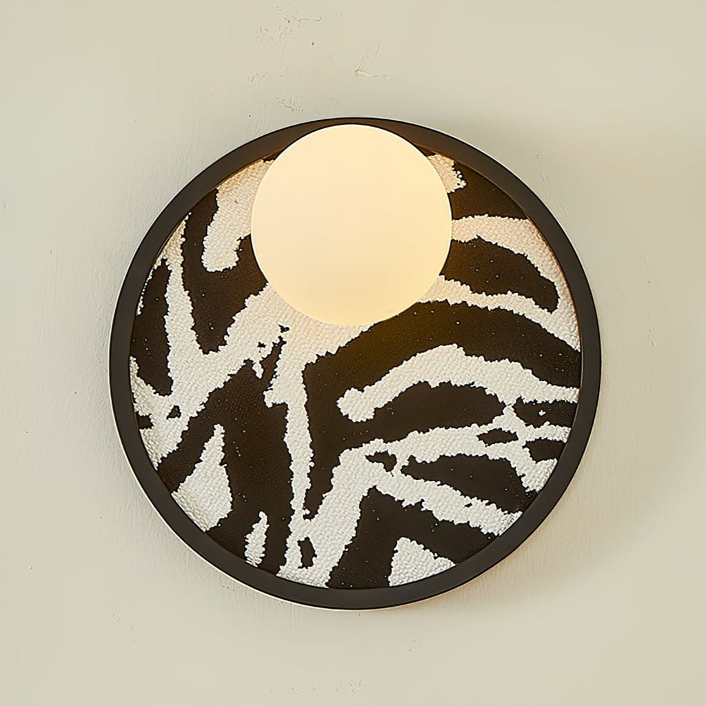 Udelia Fabric Wall Light-Moonnatur