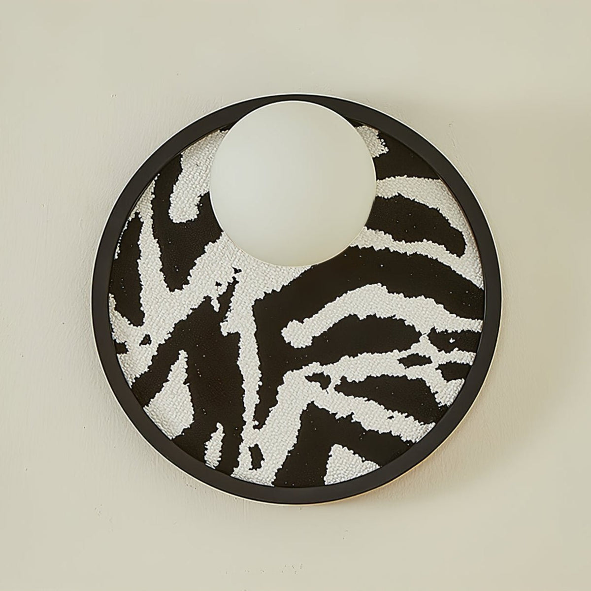 Udelia Fabric Wall Light-Moonnatur