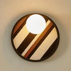 Udelia Fabric Wall Light-Moonnatur