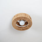 Zarenune Raffia Straw Ceiling Light-Moonnatur