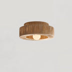 Zarenune Raffia Straw Ceiling Light-Moonnatur