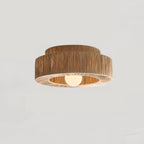 Zarenune Raffia Straw Ceiling Light-Moonnatur