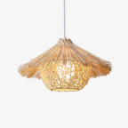 Trevenara Rattan Pendant Light-Moonnatur