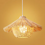 Trevenara Rattan Pendant Light-Moonnatur