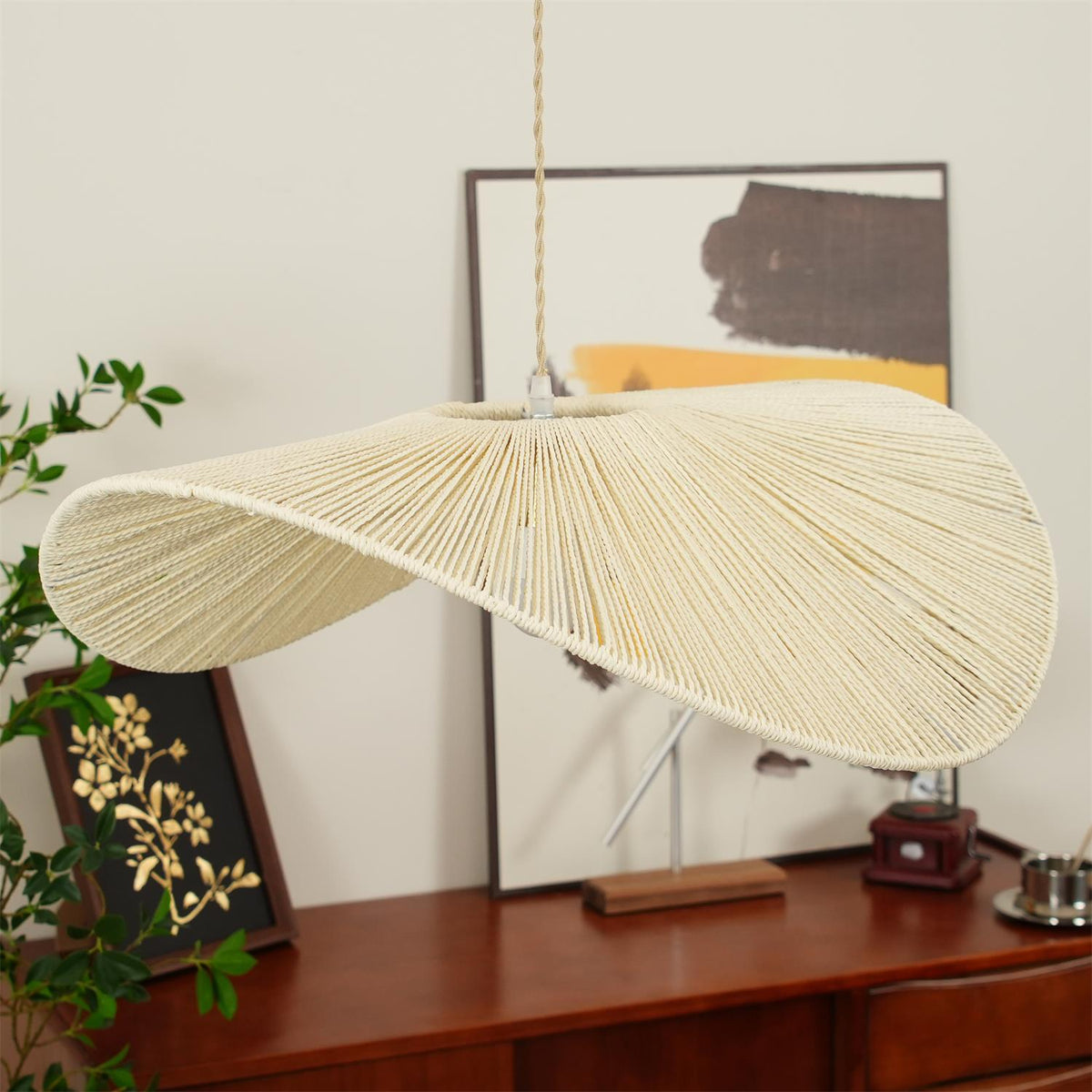 Cardelena Hemp Rope Pendant Light-Moonnatur