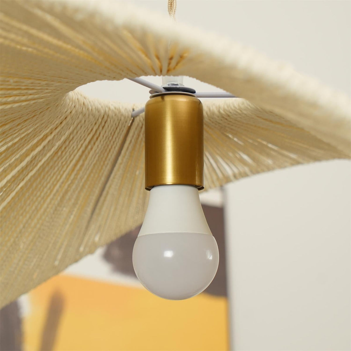 Cardelena Hemp Rope Pendant Light-Moonnatur