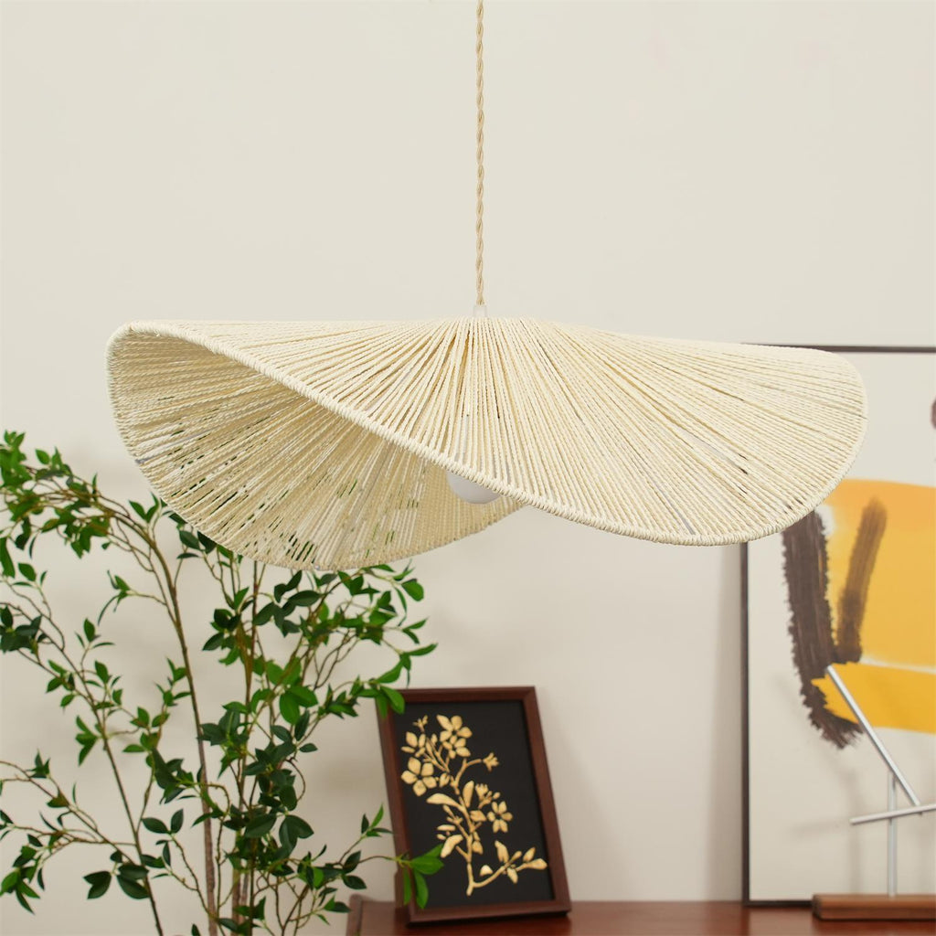 Cardelena Hemp Rope Pendant Light-Moonnatur